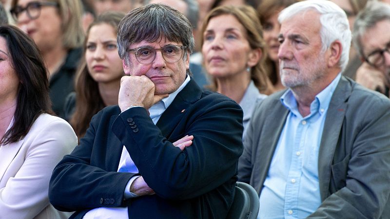 Puigdemont afirma que la causa de Tsunami Democrtic solo buscaba "ensuciar" al independentismo