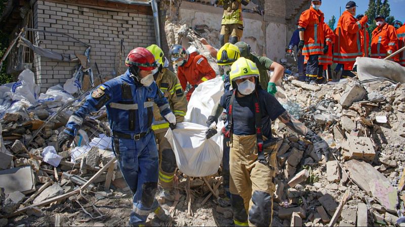 Rusia afirma que el hospital infantil de Kiev fue alcanzado por un misil antiaéreo ucraniano