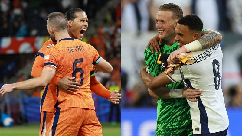 De compaeros a rivales: Pases Bajos e Inglaterra buscan su sitio en la final contra Espaa