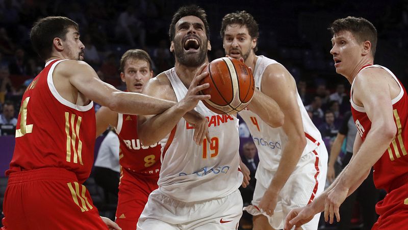 Así hemos contado el España 93-85 Rusia