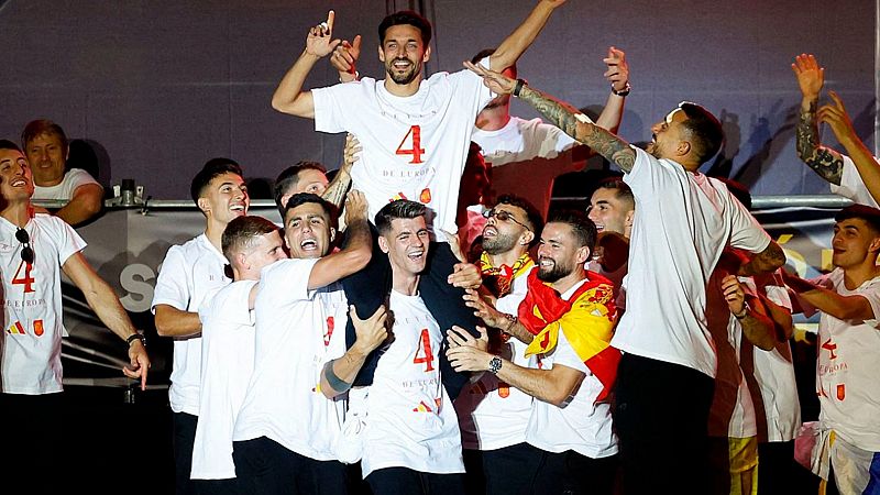 Los espectadores celebran con RTVE la cuarta Eurocopa de España
