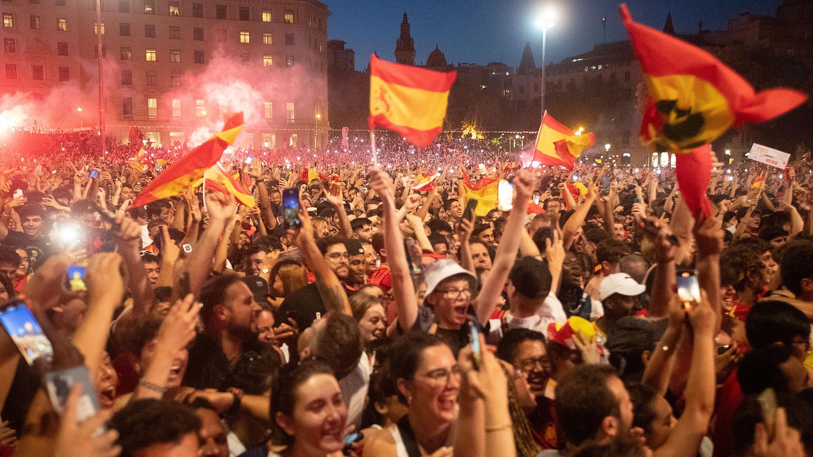 La celebración del final de la Eurocopa hizo temblar el suelo en España | Ver
