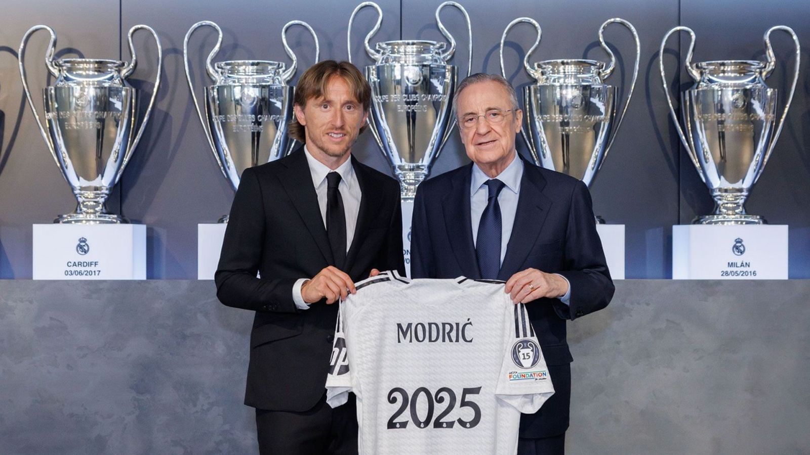 Luka Modric renueva con el Real Madrid hasta 2025