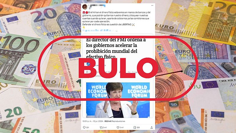 El Fondo Monetario Internacional no ha ordenado eliminar el dinero en efectivo