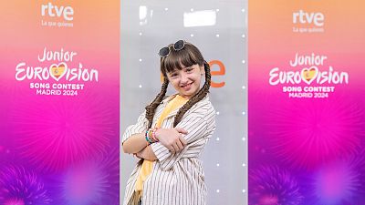 Chloe DelaRosa, representante de Espaa en Eurovisin Junior 2024 en Madrid