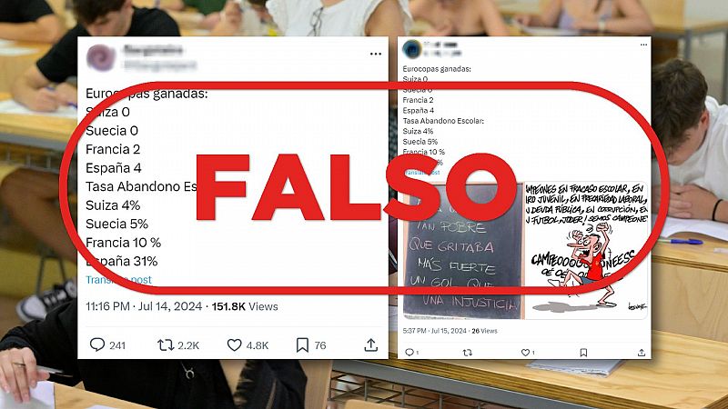 Vinculan el abandono escolar en Espaa con el Ftbol y lo elevan al 31%, pero es falso