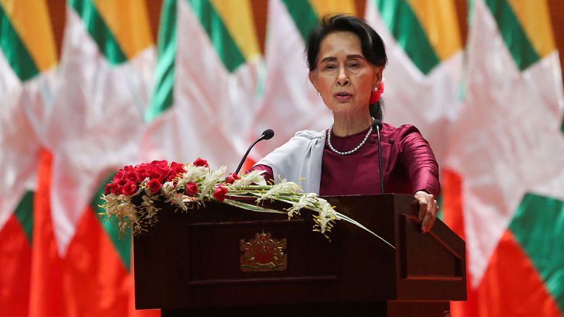 La líder birmana Aung Sann Suu Kyi asegura que quiere poner fin a la violencia contra los rohinyás