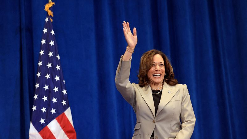 Kamala Harris agradece el respaldo del presidente Biden: “Mi intención es ganar esta nominación”