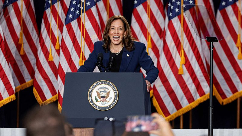 Kamala Harris usa su pasado como fiscal para atacar a Trump: "Sé bien cómo son los de su calaña"