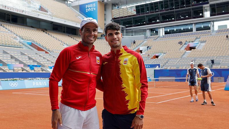 Rafa Nadal: "Estar en los Juegos Olímpicos y con Carlos Alcaraz me rejuvenece"