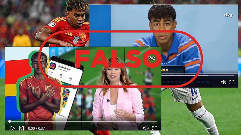 Lamine Yamal no promociona en RTVE una aplicación "para hacerse rico", es falso