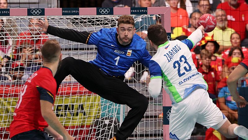 España - Eslovenia masculino, en directo el partido de balonmano de los Juegos Olímpicos de París 2024