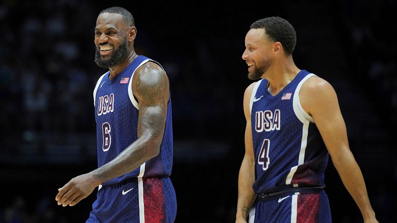 LeBron, Curry y Durant lideran la versión más veterana del 'Dream Team'