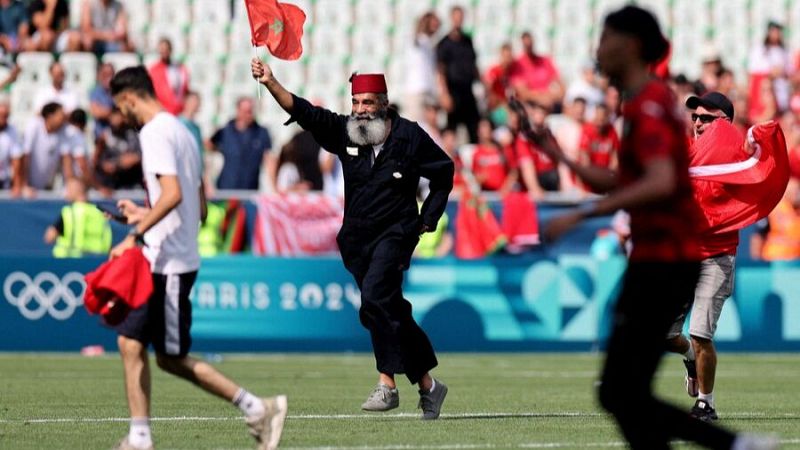 Quilombo para el recuerdo en el Argentina - Marruecos de los Juegos: el VAR anula un gol casi dos horas después