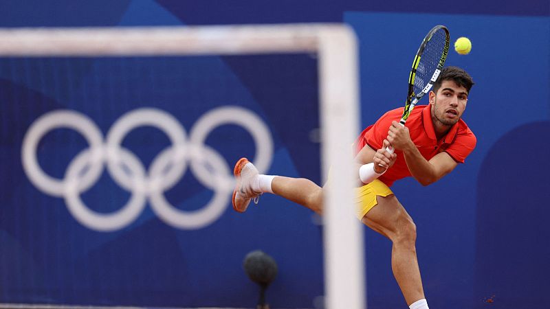 Carlos Alcaraz se sube a la ola olímpica con una victoria ante el libanés Habib en París 2024