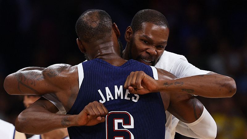 De los triples de Durant al recital de LeBron: show de Estados Unidos ante Serbia (110-84)