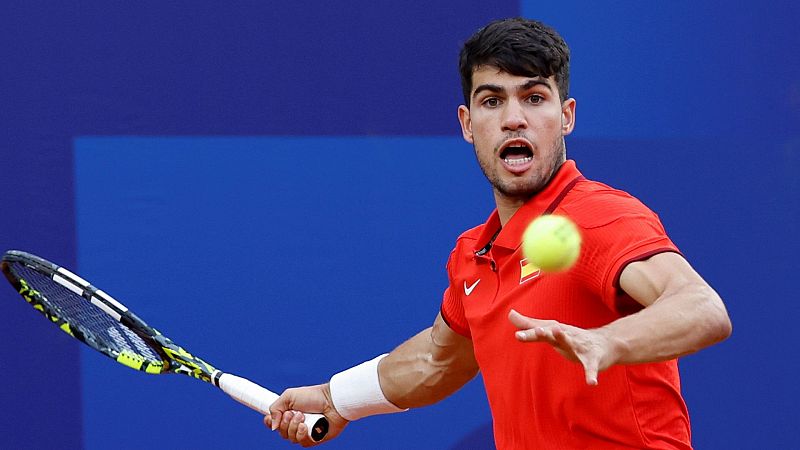 Hora y dónde ver en TV el partido de tenis entre Carlos Alcaraz y Habib en los Juegos Olímpicos de París 2024