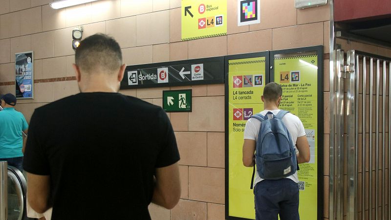 Comença el tall de l'L4 del metro de Barcelona entre La Pau i Selva de Mar