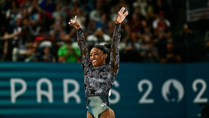 Ya es uno de los momentos de París 2024: la reacción del público al regreso de Simone Biles a unos Juegos