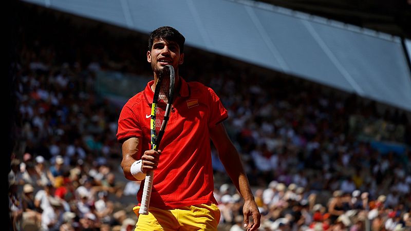 Carlos Alcaraz y Román Safiulin: ver el partido completo de tenis en los Juegos Olímpicos de París 2024