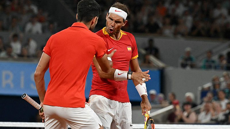 Hora y dónde ver hoy el tercer partido de dobles de Alcaraz y Nadal en los Juegos Olímpicos de París 2024