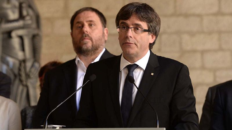 Puigdemont: "El Gobierno español ha aplicado de facto el Estado de excepción"
