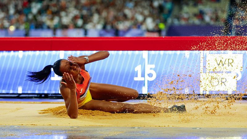 Ana Peleteiro se ensombrece en París 2024 y queda sexta en la final de triple salto