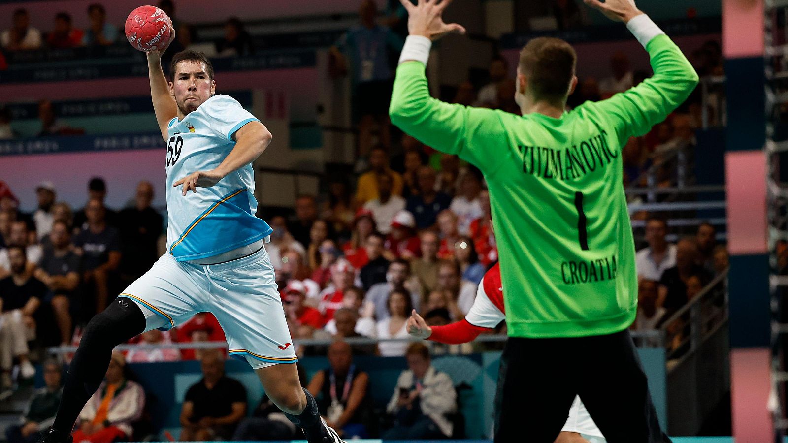 España - Croacia (M) balonmano: los 'Hispanos' pelean, con uñas y dientes, el pase a cuartos de final