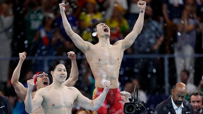 China le arrebata el oro olímpico a EEUU en el 4x100 estilos por primera vez en la historia