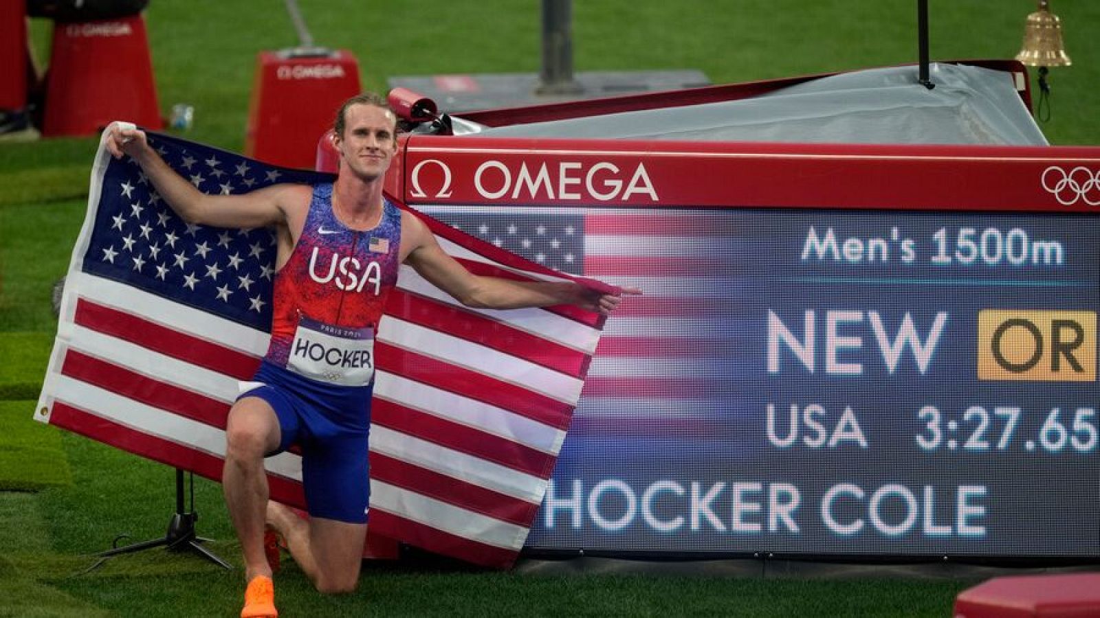 Atletismo final 1500m (M): Cole Hocker sorprende con récord olímpico y se queda con el oro