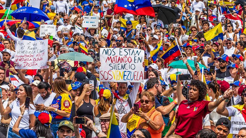 Los detenidos en las protestas contra los resultados electorales oficiales en Venezuela superan ya los 2.200