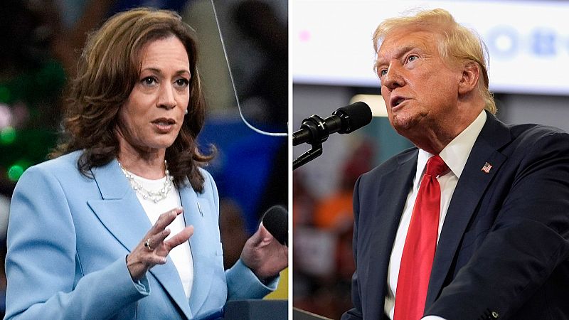 Trump y Harris se citan en un debate presidencial para el 10 de septiembre en la cadena 'ABC News'