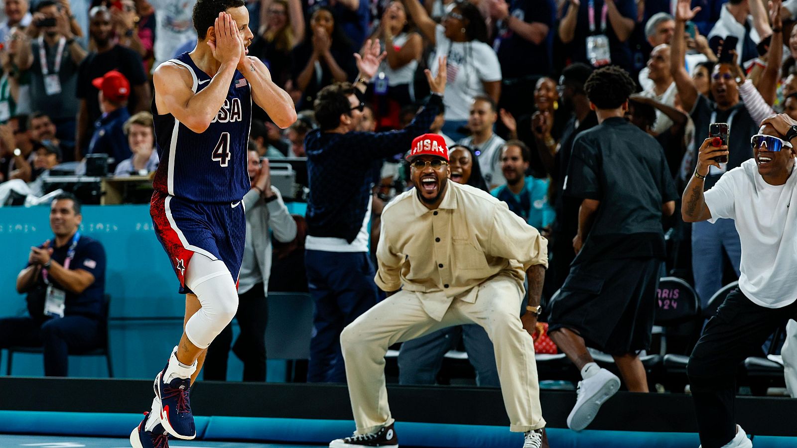 Francia  - EEUU (M): una exhibicin de Curry da a Estados Unidos su quinto oro olmpico consecutivo