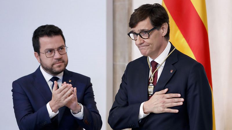 Illa toma posesión como presidente de la Generalitat  y se compromete a gobernar para "todos" y respetar la "diversidad"