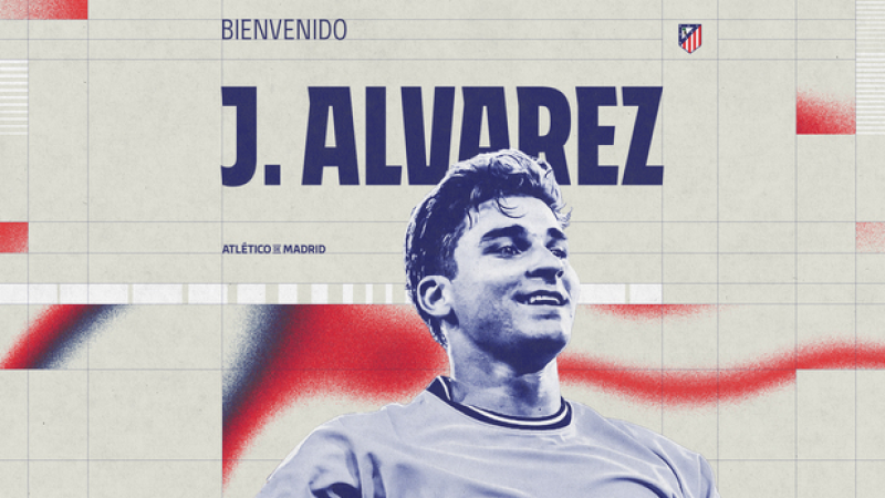 Julián Álvarez, fichaje estrella del Atlético de Madrid, llega del City para ser el 9 que necesitaba Simeone