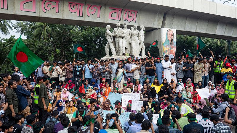 Un tribunal de Bangladés ordena investigar a Hasina por su papel en una de las muertes ocurridas en las protestas