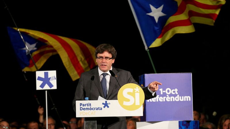 Puigdemont denuncia "prácticas propias de países totalitarios"