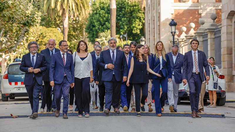 Diputados y senadores de Junts se autoinculpan por "acompañar" a Puigdemont en su regreso a España