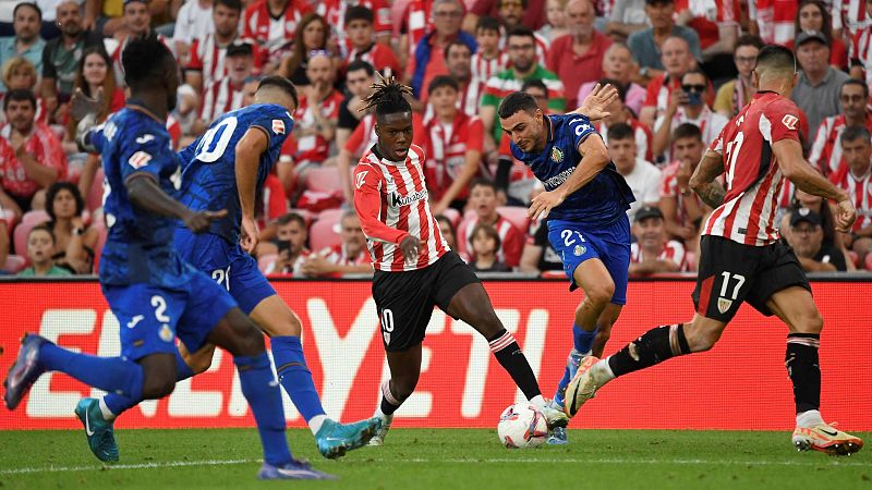 Athletic Club 1 - 1 Getafe: Sancet inaugura la Liga, pero Uche firmó las tablas en San Mamés