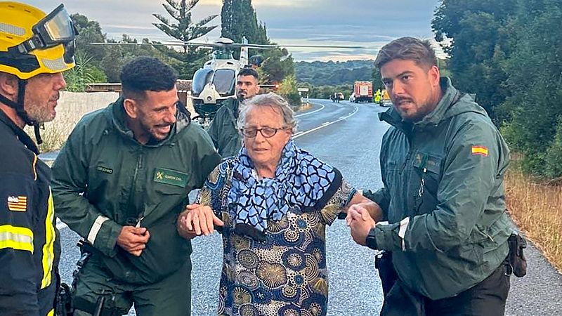 Rescate desde el aire en Menorca: "Temíamos otra crecida""