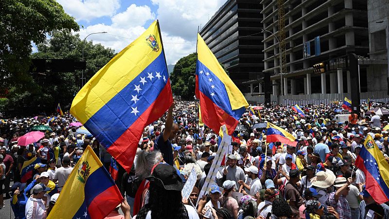 La oposición de Venezuela exige en las calles de Caracas y ciudades de todo el mundo "la verdad" de las elecciones