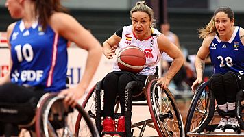 El baloncesto en silla de ruedas, uno de los deportes ms seguidos en los Juegos Paralmpicos.