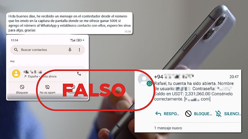 Cuidado con estos dos intentos de estafa a trav�s de WhatsApp