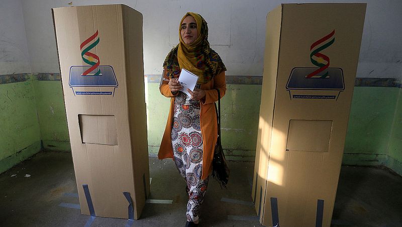 Los kurdos de Irak votan en un referéndum sobre su independencia