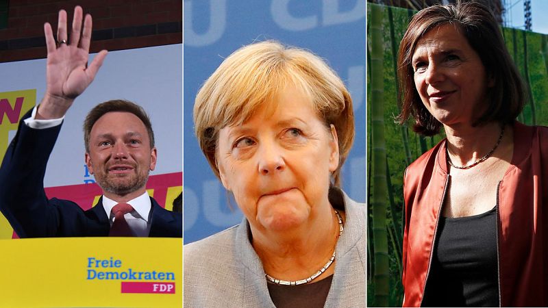La coalición "Jamaica", la única alternativa para que Merkel gobierne sin el SPD