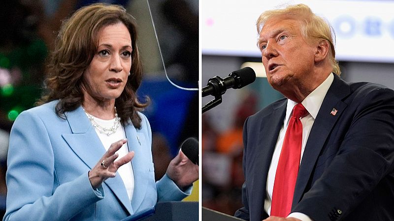 Trump y Harris se enfrentan sobre las normas del debate electoral en ABC News para el 10 de septiembre