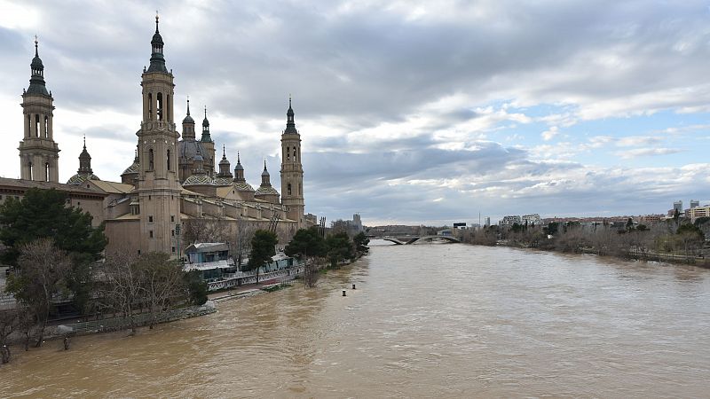 Tromba de agua en el sur de Zaragoza, en el Campo de Daroca y en el norte de Teruel