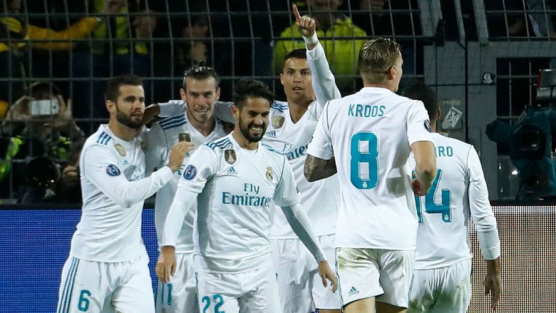 El Madrid solo necesitó dos tercios de la 'BBC' en Dortmund