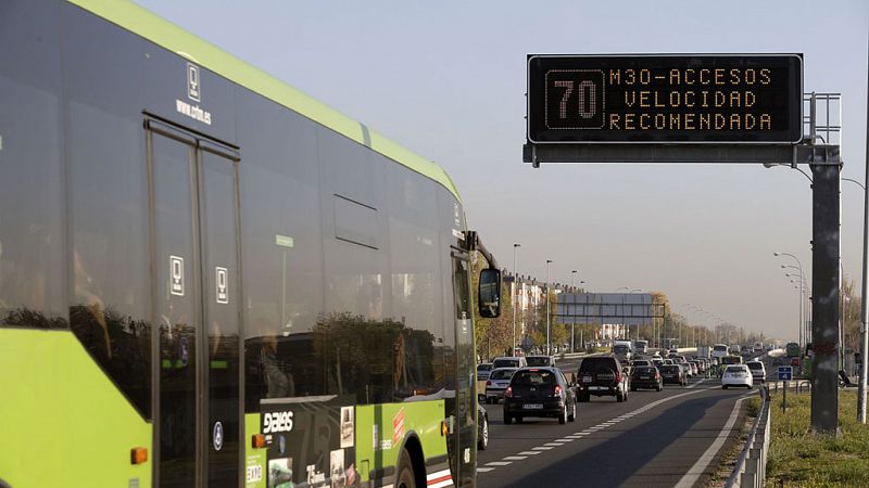 Madrid limita este viernes la circulación en la M-30 y accesos por contaminación