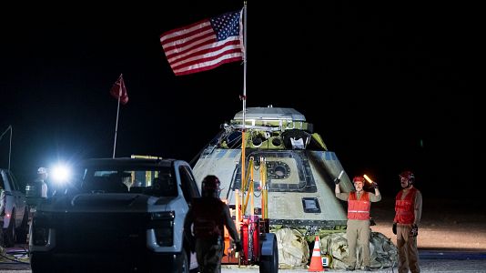 La nave Starliner aterriza en Estados Unidos sin tripulantes